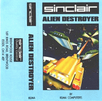 Alien Destroyer ZX Spectrum US box art